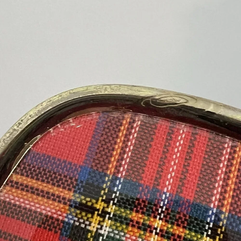 Palm Brush Military Brush Men's Tartan Plaid Forest Series Great Britain Vintage